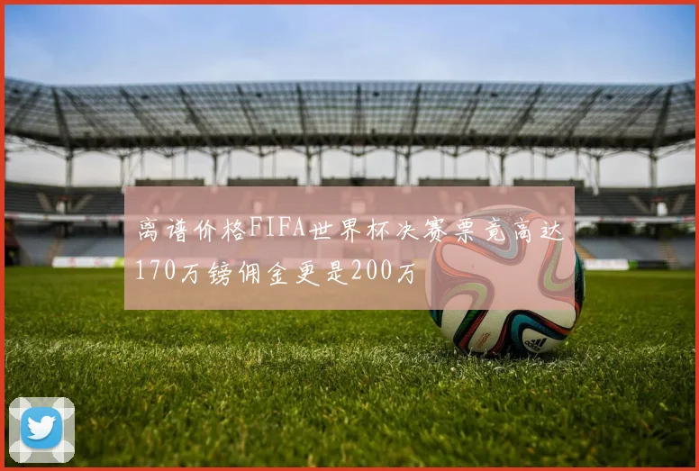 离谱价格FIFA世界杯决赛票竟高达170万镑佣金更是200万